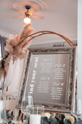 Sitzplan Hochzeit Spiegel
