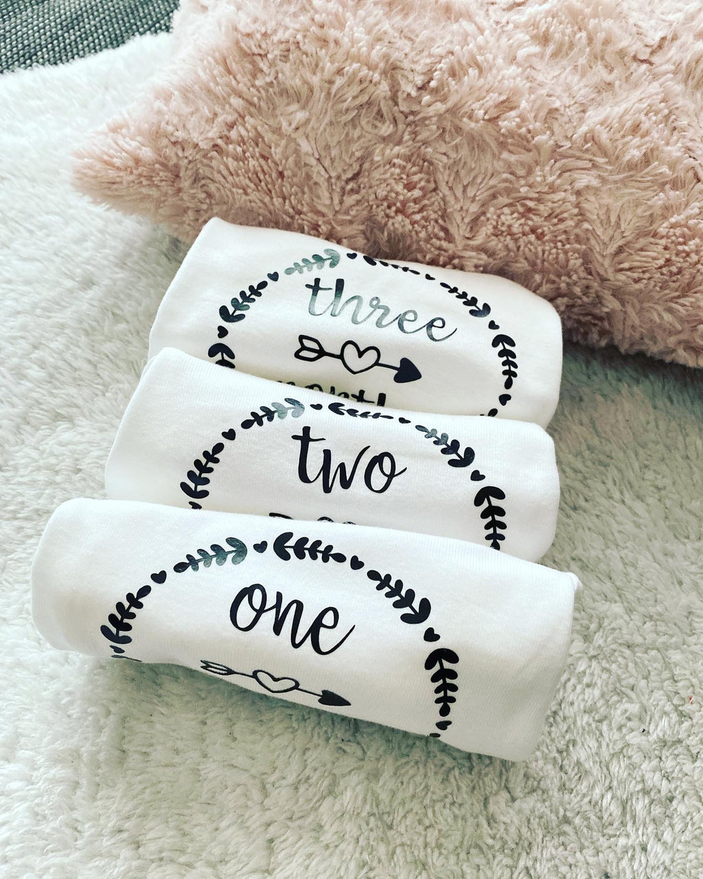 Set 12 Babybodies "Babys erstes Jahr"