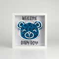 3D Bilderrahmen "Welcome Baby"