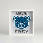 3D Bilderrahmen "Welcome Baby"
