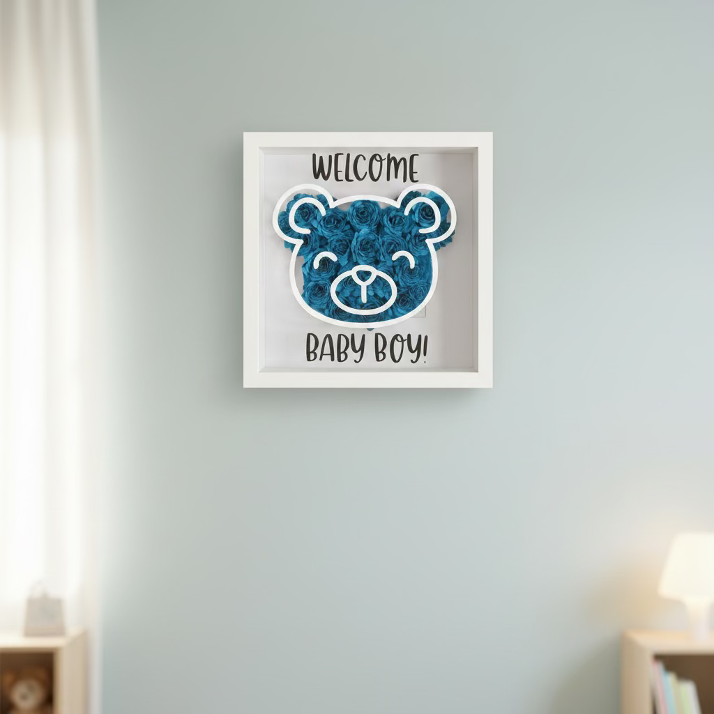 3D Bilderrahmen "Welcome Baby"