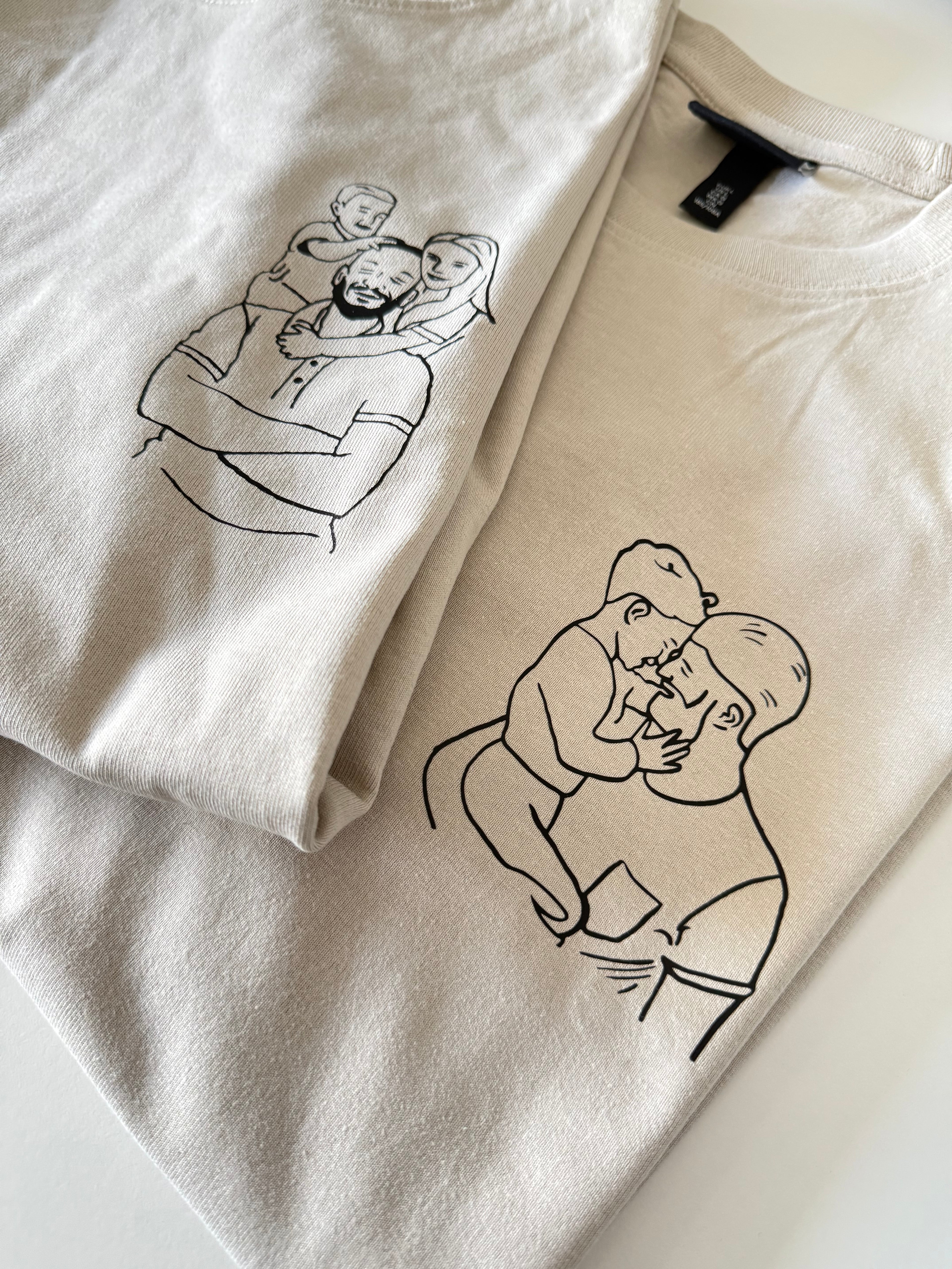 Individuelles Bügelbild nach Foto – personalisiertes Aufbügelmotiv Transferbild – Shirt Deko – Geschenkidee