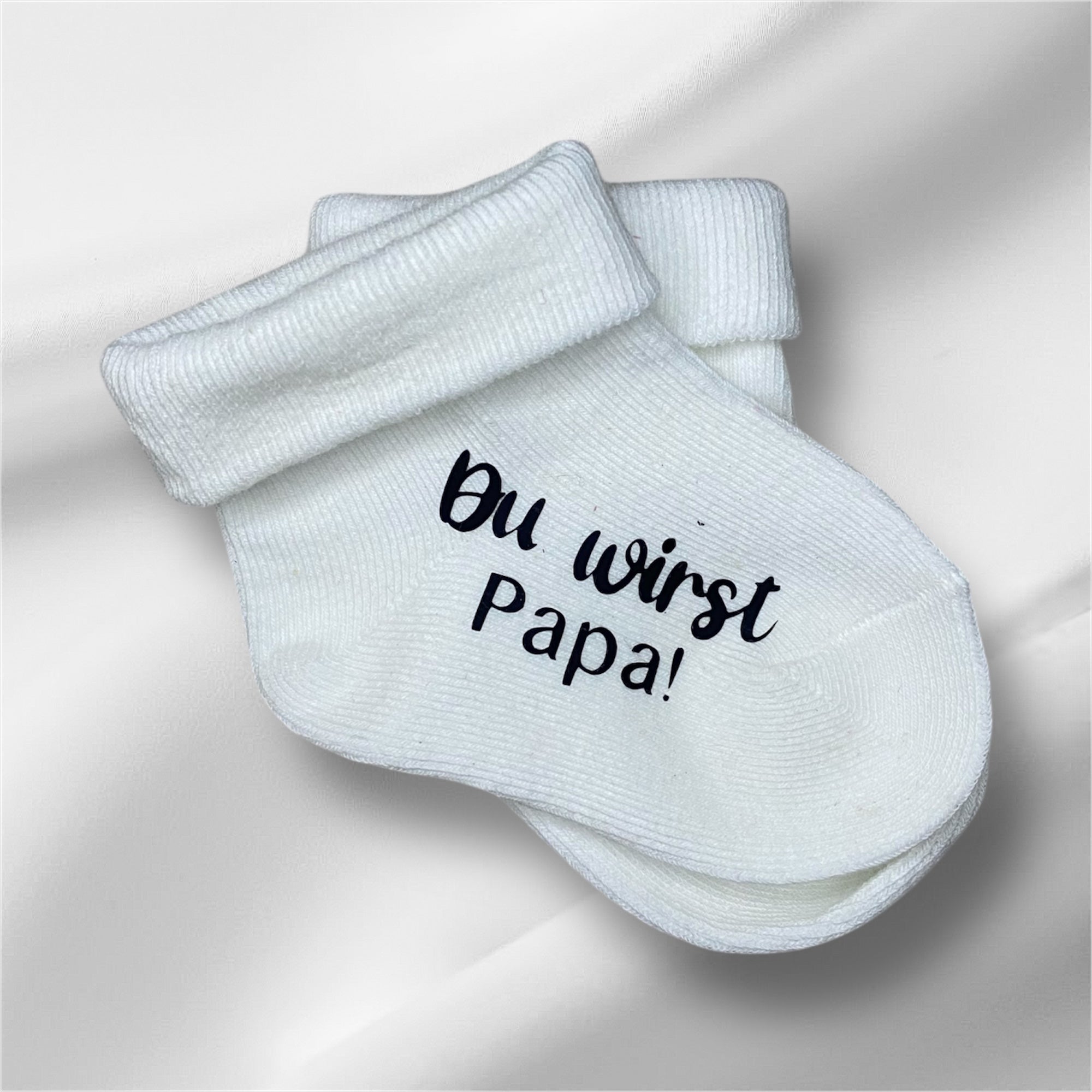 Newborn Babysocken mit Motiv