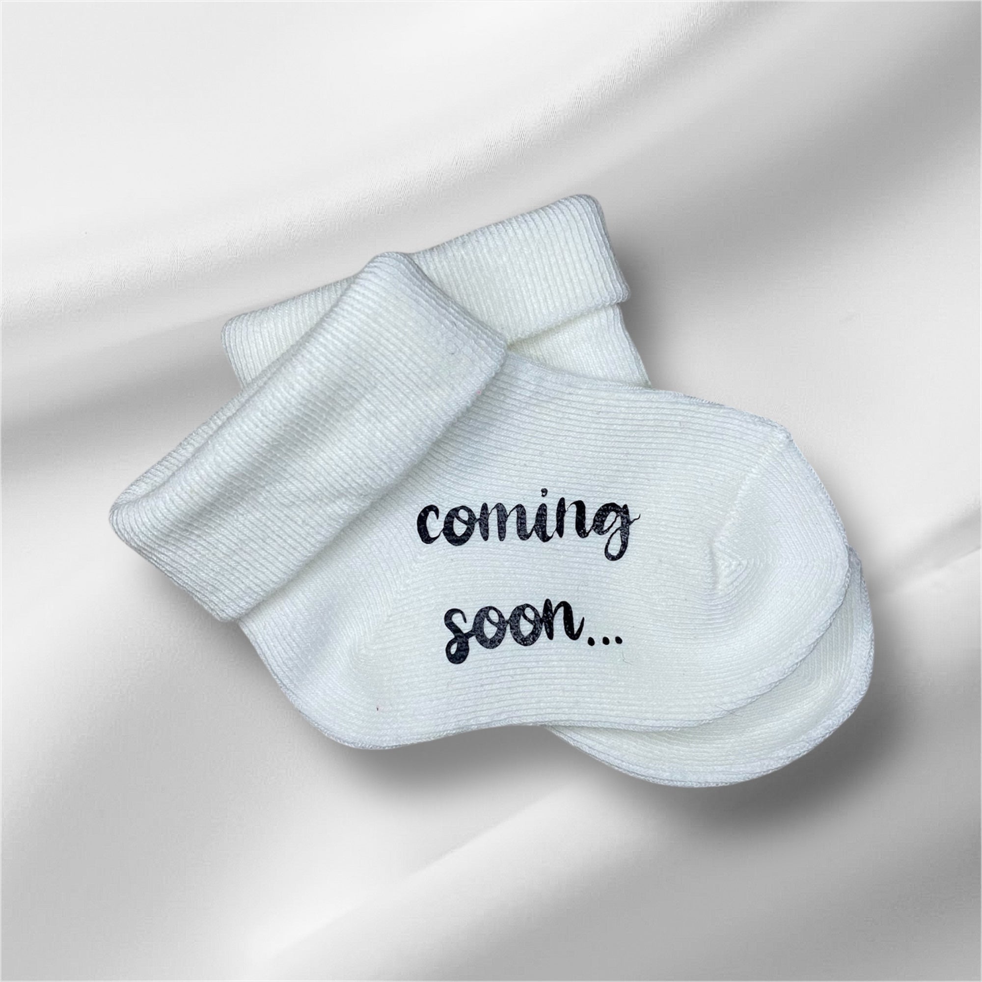 Newborn Babysocken mit Motiv